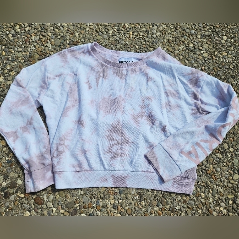 Victoria Sport tie dye sweater.